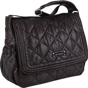NEW! VERA BRADLEY PUFFY MESSENGER BLACK